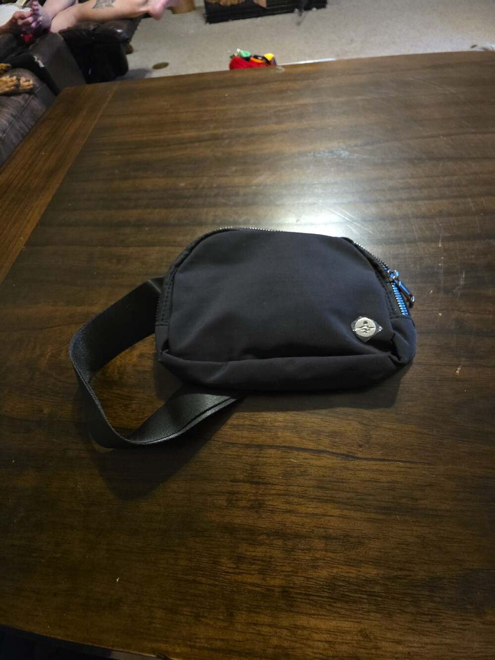 Pander Nylon Everywhere Belt Bag Crossbody Fanny Pack in Black